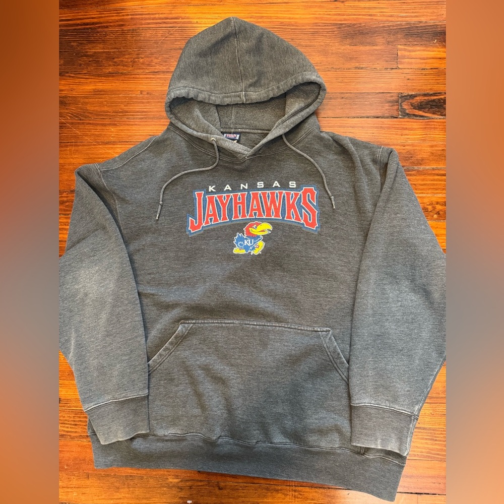 #482 VINTAGE KANSAS CITY JAYHAWKS (Team Edition) officially licensed Hoodie.